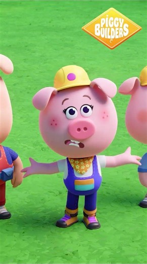 Piggy Builders | The treasure | New series for kids
