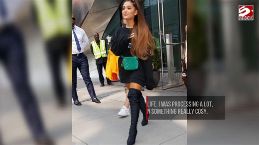 Ariana Grande ‘hid’ in baggy clothes