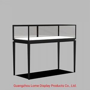 [Hot Item] Jewelry Showcase LED Lighting Jewelry Store Display Showcase Tempered Glass