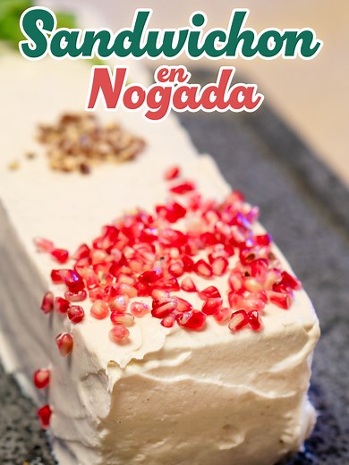 Receta de Sandwichón en Nogada para Fiestas Patrias