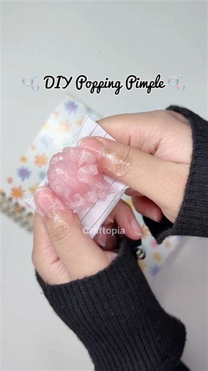 DIY Popping Pimple 💥 #diy #cutecrafts #craft #crafts #pimple #thingstodo #papercraft #craftopia