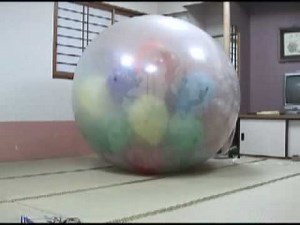 inside giant balloon 7/8