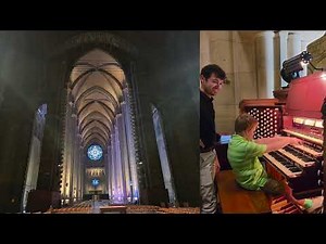 10 year old Nykoda A.K.A "Peanut" plays the great organ at the Cathedral of St. John the Divine