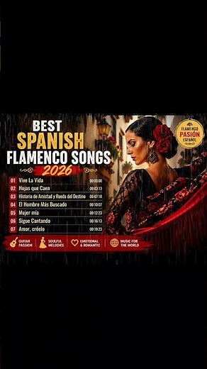 🎸 Flamenco Español Mix 2026 | Vive La Vida, Amor Créelo, Mujer mía #flamenco #flamencoguitar