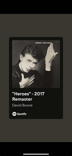 “Heroes” -2017 Remaster -David Bowie
