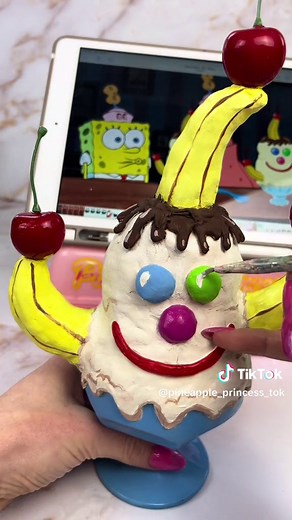 DIY Triple Gooberberry Sunrise: Spongebob Ice Cream Treat