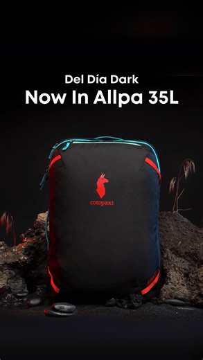 Our all-new Allpa 35L Pack is now available in Del Día Dark, too. 100% leftover fabric, totally one-of-a-kind. | Cotopaxi