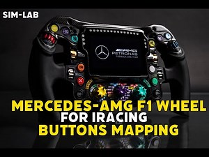 Sim Lab Mercedes-AMG PETRONAS Formula One Team Sim Racing Steering Wheel (2024) - iRacing