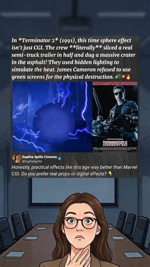 Terminator 2 Real Explosion vs CGI: The Shocking Truth 🤯#terminator2 #jamescameron #practicaleffects