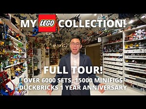 Massive LEGO Collection Tour: Over 6000 Sets and 15000 Minifigs! DuckBricks One Year Anniversary!