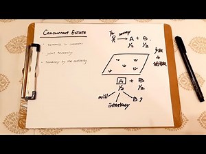 【财产法】什么是共有产权和存活者自动取得权？What is concurrent estate and the right of survivorship?