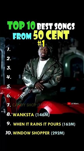 Best Songs from 50 Cent