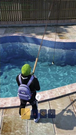 Читерский способ ловить рыбу в gta 5 rp #gta5rp #shorts