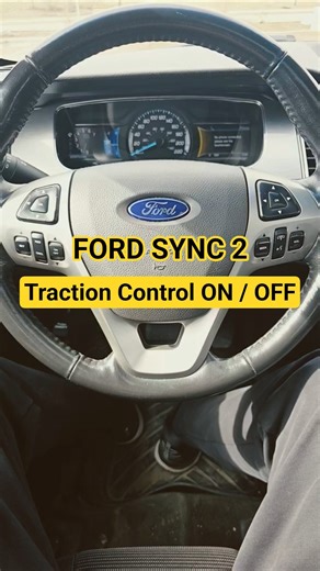 How to Turn Traction Control ON/OFF (Ford SYNC 2) #ford #cars