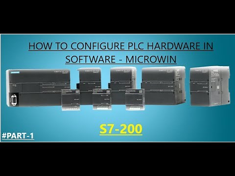 Siemens S7-200 smart PLC how to configure hardware Part-1