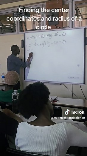 Finding Center Coordinates and Radius of a Circle