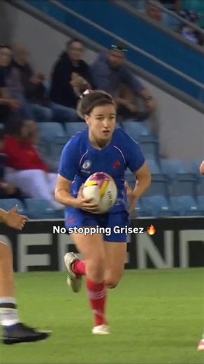 Joanna Grisez releases the French flair in Exeter 🇫🇷 #RWC2025 | #FRAvITA | Rugby World Cup