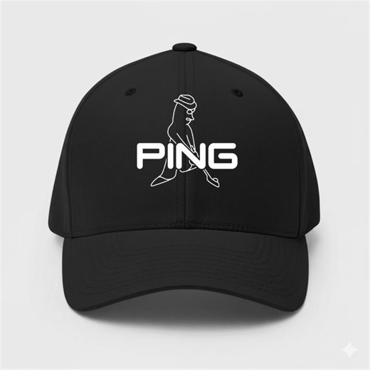PING Golf Logo Printed Hat Baseball Cap Adjustable - Etsy