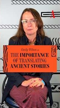 Emily Wilson on the importance of translating ancient stories