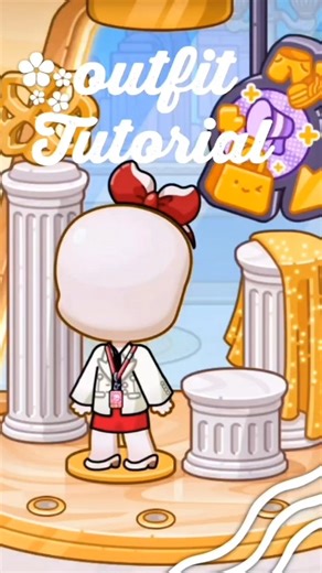 ✧free outfit tutorial | office wear | #avatar world #youtube shorts