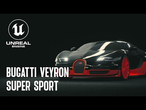 Bugatti Veyron Super Sport | Cinematic 3D Commercial
