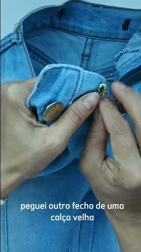 Como consertar ZÍPER de CALÇA JEANS super fácil e rápido