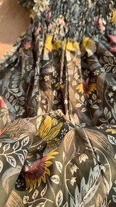 Olive Green Floral Dress Perfect for daily & casual outing 👗 | OutFits