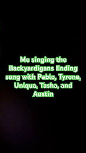 Backyardigans Pilot end song (2002) (Featuring Me) #cover #backyardigans #nostalgia #tvshow