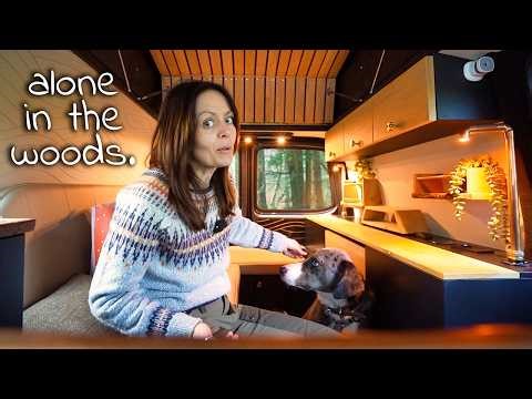 My FIRST NIGHT stealth camping ALONE! - Solo Female Van Life.