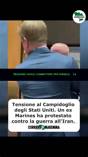 Tensione al Congresso: Marines protesta e si rompe una mano 🚨