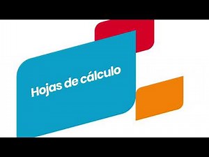 Tutorial hojas de cálculo