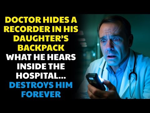 Doctor dad hides recorder in daughter’s backpack… and what he hears destroys him