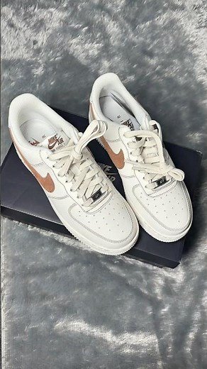 Nike Air Force 1 Low '07 LV8 "Ivory / Saddle Brown : #nike #shoes #trending