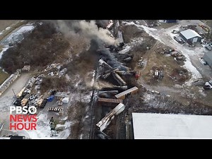 Release of toxic chemicals from train derailment in Ohio prompts broader safety concerns