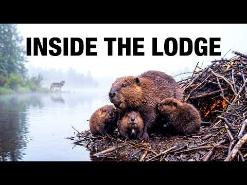 Inside a Beaver Lodge: One Family's First Year - Wildlife Documentary | survival wilderness