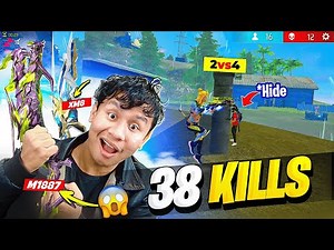 38 Kills in Duo Vs Squad ft. Free Fire Max 🔥 Tonde Gamer