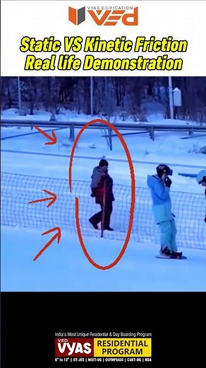 Static VS Kinetic Friction Real life Demonstration #physics #science #shorts