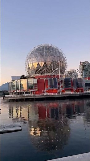 ICONIC GEODESIC Gem: The Iconic Dome of Science World. SUNSET!