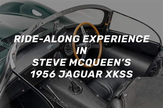 Ride-Along Experience in Steve McQueen's 1956 Jaguar XKSS - Proceeds Support the Petersen Museum, Ride-Along in Steve McQueen's Jaguar XKSS