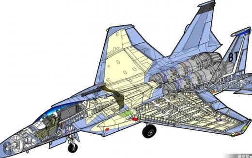 美国F-15战斗机介绍 性能详解f15鹰式战机简介工作原理 3D模拟结构造