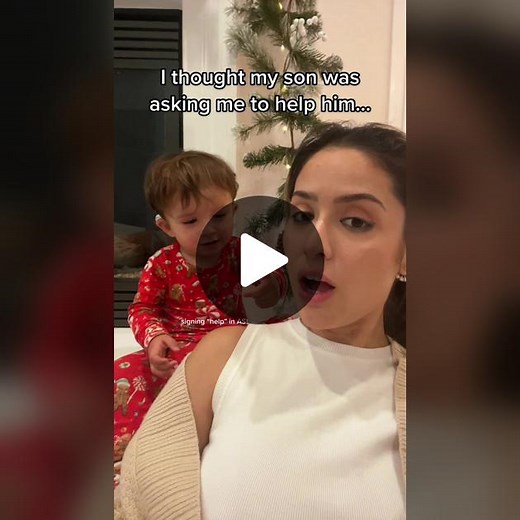 Funny Toddler ASL Moment: Signing 'Help' in ASL