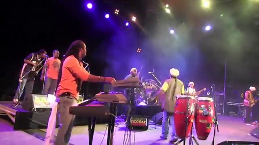 Burning Spear , Backing band The YOUNG LIONS Rock the House @Garance Reggae Festival. | burningspearmusic