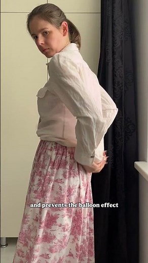 How to tuck in oversized shirts