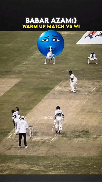 Babar Azam Fifty in Warm Up Match vs West Indies 😍 #babarazam
