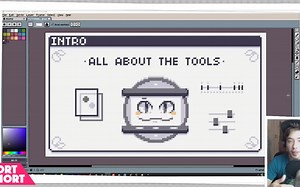 Aseprite Animation Timeline & tools (Pixelart beginner Tutorial)_