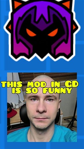 This MOD in GD is so FUNNY! #shorts #viral #geometrydash @EricVanWilderman
