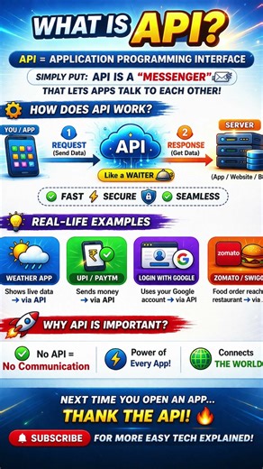 👉 “You Use API Every Day… But Don’t Know It! 😳 #job #ai #api #softwaredevelopment