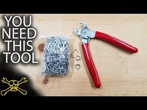 You Need This Tool - Episode 130 | Hog Ring Pliers Professional Upholstery Installation Kit