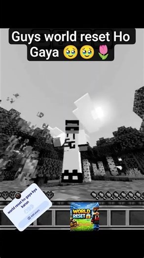 world reset #minecraft #gamingindia #minecrafthindi #survivalseries