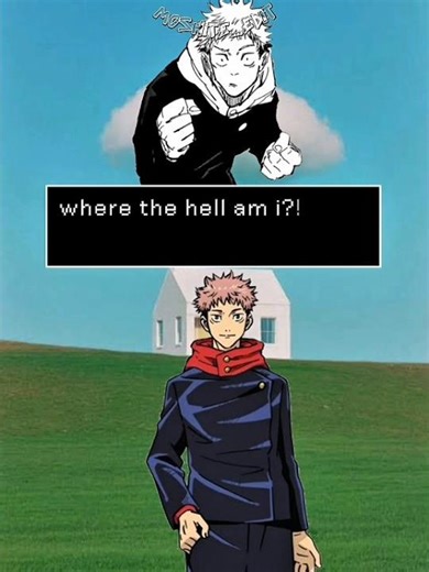 Where did Itadori just teleport to?! 🤯 #jjk#fyp #fym #yujiitadori